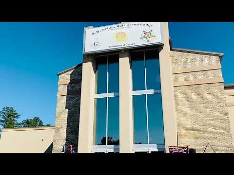 Prince Hall Grand Lodge of Georgia Symbolic laying of the cornerstone