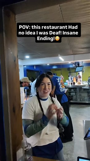 Sign Language CEO 🤟🏼 on Instagram: "POV: this restaurant Had no idea I was Deaf! Insane Ending!😳"