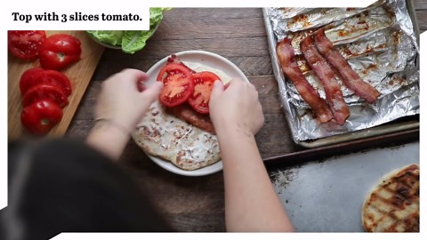 5-Ingredient BLT Flatbread Recipe