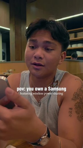 You're telling me I can charge a whole DEVICE using the Samsung Galaxy??? I was exploring a bit more and you can also set a limit on the Samsung to stop charging another device after a certain % is reached on your phone. Like this is so advanced wtf #samsung #iphone #android