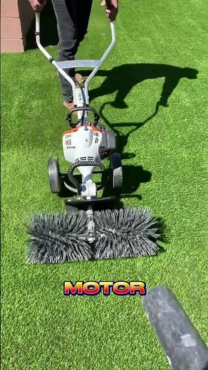 Outdoor Cleaning Magic with Power Broom!