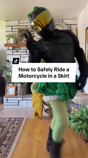 I love me some ATGATT! So if I want to wear a skirt or dress on the motorcycle, I layer skin colored stockings over my armored riding leggings! Camouflage them with some fishnets, and VOILA!!! #bikerbabetips #bikergirl #bikerbabe #bikerchick #stpatricksday #bikertips