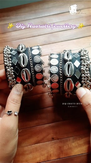 Diy Navratri Kada (Handcuffs) #diy #shortsvideo #shortsfeed #shortsvideo #navratrispecial #navratri