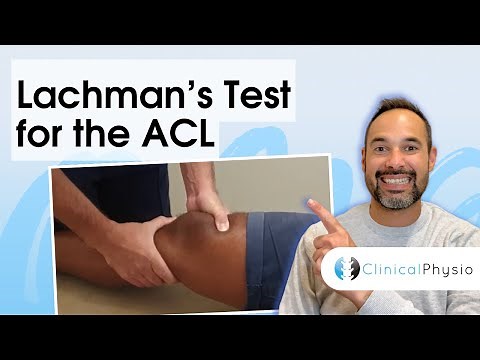 Lachman's Test for ACL Rupture | Clinical Physio