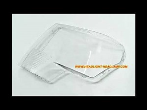 Ford F150 Headlight Lens Cover Crack Foggy Lobo Headlamp Plastic Covers Replace