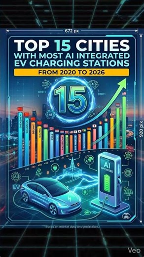 TOP 15 Cities With Most AI Integrated EV Charging Stations From 2020 To 2026
