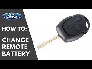 BEST : How to change Ford key remote key battery - Focus Ka Kuga Mondeo Fiesta