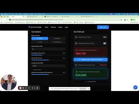 How Alfonso booked 14 Estimates with Service Funnel Pro paying us only $297/month