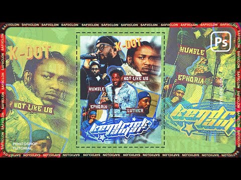 How to Create Y2K Halftone Poster Design in Adobe Photoshop