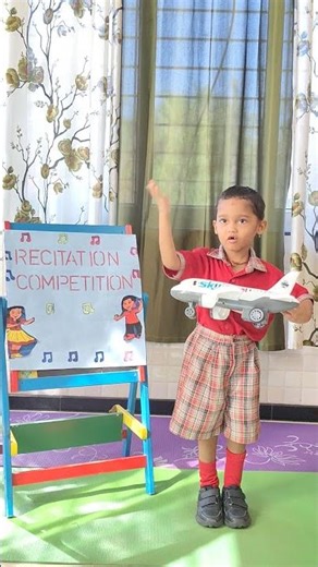 🌟 Khushal Gawas | ✈️ 2 Big Aeroplanes 📖 | English Recitation ✨