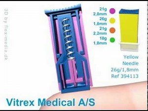 VITREX® STERILANCE® Press Safety Lancet
