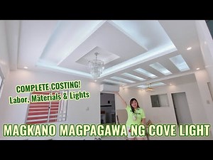 Cove & Strip Light Installation (MAGKANO ANG NAGASTOS?) Kitchen, Sala, Dining & Parking House Update