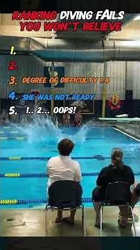 Ranking Diving Fails You Won’t Believe #shorts #diving #fail #youtubeshorts #foryou