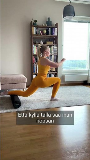 Treeni putkirullalla