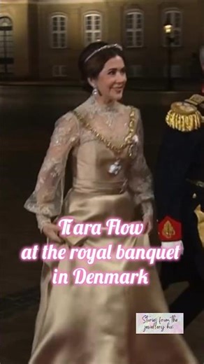 Tiara Parade at the First Royal Banquet of 2026 in Denmark.