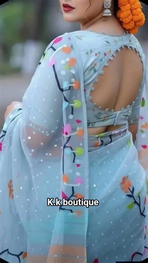 So Beautiful🤩Trendy Blouse ke Gale Design ब्लाउज डिजाइन blouse sleeve design #blouse #shorts #swing