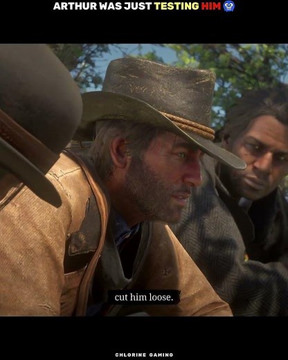 Arthur tests Charles's loyalty! 🥶💯 #rdr2 #charlessmith #rdr2story #gamingclips