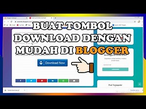 How to Easily Create a Download Button on Blogger 2021