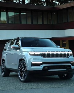 The FCA Design team responsible for the lighting on the Grand Wagoneer Concept enhanced the vehicle’s identity by using exterior LED lights, premium LED headlamps, fog lamps and taillamps, enabling it to shine in any environment. | Stellantis North America