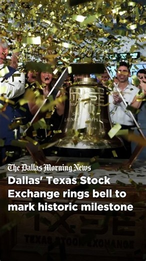 Dallas' Texas Stock Exchange rings bell to mark historic milestone #business