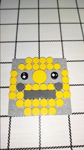 Building a smiley emoji with Lego Bricks #lego