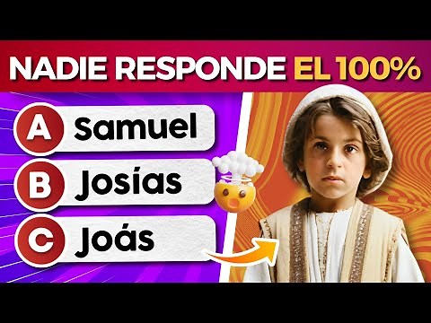 25 PREGUNTAS DIFICILES DE LA BIBLIA | TEST BIBLICO