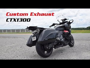 Honda CTX1300 Custom Exhaust - Full Audio