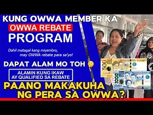PAANO MAKAKUHA NG PERA ANG OFW SA OWWA REBATE PROGRAM