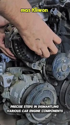 Step-by-Step Car Engine Component Disassembly Process#automotive #repair #mechaniclife #ideas