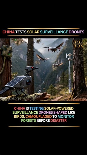 China Tests Bird-Like Solar Surveillance Drones