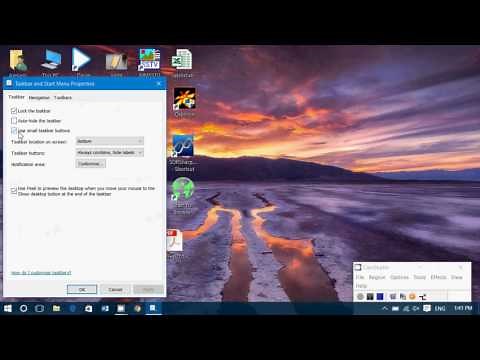 Tips and tricks How to make taskbar icons smaller or bigger