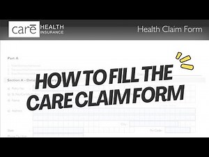 How to fill the Care Health Insurance claim form [English]