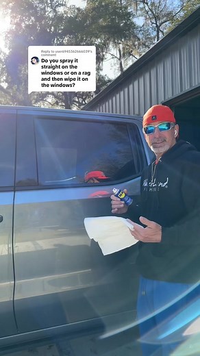 Replying to @user6945362666039 wd40 cleans any glass #jmg8tor | wd40 on car windows