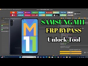Samsung M11 (SM-M115f) Frp Bypass Unlock Tool.Easy solution...