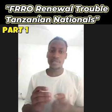 TANZANIA CLIENT FRRO DISCUSSION || Frro Student Visa Extension Online || Frro Office Delhi #frro