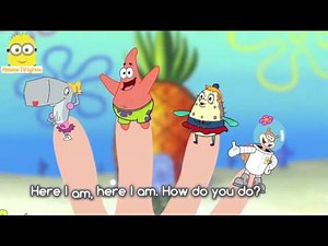 Spongebob Squarepants Finger Family \\ Nursery Rhymes and More Lyrics