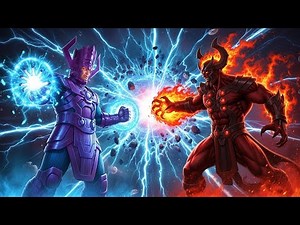 The One Galactus vs Trigon – Full Power Cosmic Battle Beyond the Multiverse