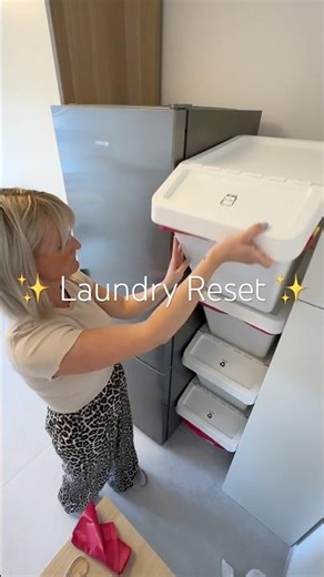 Satisfying Laundry Reset & Restock ✨ ASMR Cleaning Motivation #shorts