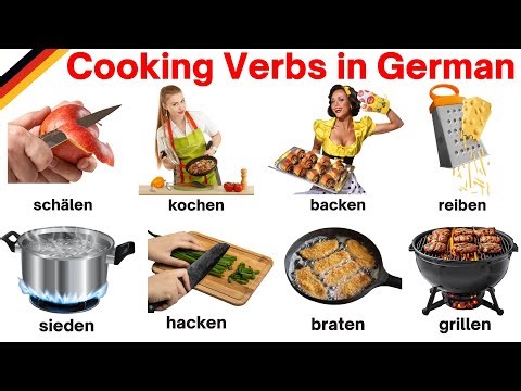 Cooking Verbs in German | German Cooking Vocabulary | important verbs in the Kitchen | Learn German