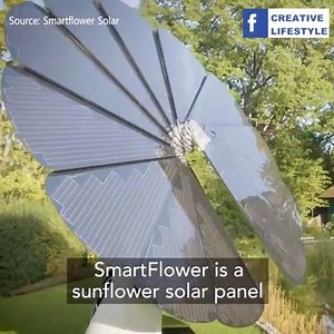 3.4K views | Power your home with SmartFlower solar panel | Creative Lifestyle | Facebook