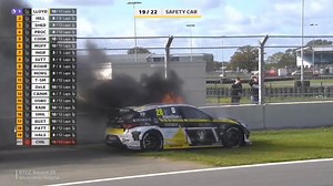 ‘Scary’ – Lewis Hamilton’s brother escapes car that catches fire in terrifying race moment