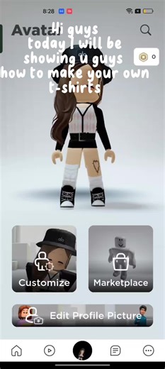 How to make your own T-shirt in roblox🤩