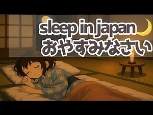 8 Hour Japanese Anime Sleep Loop – Girl Sleeping by Candlelight