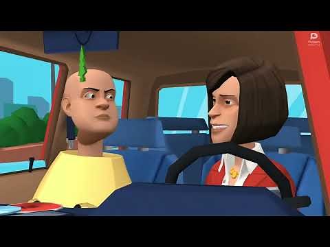 Fat Caillou smokes in his mom's car & burns her hand with cigarette/grounded