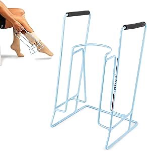 Sock Aids for Putting on Socks | Adaptive Stocking Donner Tool | Sock Aid for Compression Socks | Compression Sock Donner for Elderly & Disabled | Dressing Aid for Travel & Daily Living Activities| M
