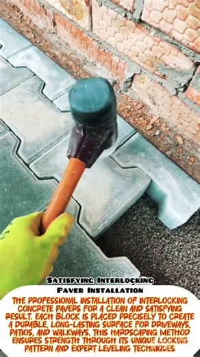 Satisfying Interlocking Paver Installation