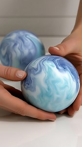 Can you guess the colors inside? 😉 Plaster coating air dry modeling clay to make satisfying asmr crunchy sounds! | Dalton James