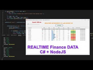Real Time Data Trade Finance C# + Nodejs | Thao Meo TV