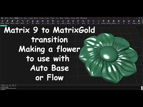 Making a flower to use with Auto Base or Flow commands