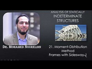 21. Moment-Distribution Method Frames with Sidesway-1- Dr. Noureldin